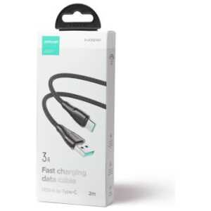 Joyroom USB - Type-C Surpass Series Fast Charging and Data Cable, 3A, 1,2m, Black (S-UC027A11)