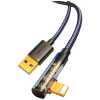 Joyroom Gaming Cable Lighning (Angled) - USB (Straight) cable 2.4A, 480mb/s, 1.2m, Black (S-UL012A6)
