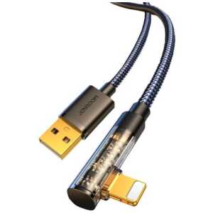 Joyroom Gaming Cable Lighning (Angled) - USB (Straight) cable 2.4A, 480mb/s, 1.2m, Black (S-UL012A6)