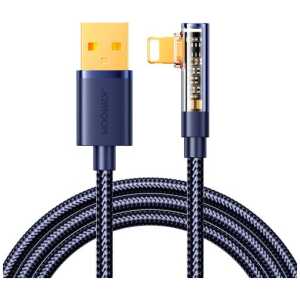 Joyroom Gaming Cable Lighning (Angled) - USB (Straight) cable 2.4A, 480mb/s, 1.2m, Blue (S-UL012A6)