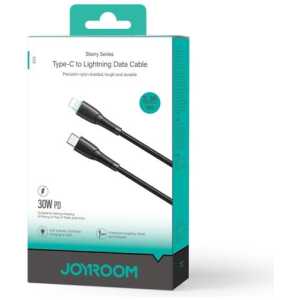 Joyroom Type-C to Ligthning Starry Series Cable A32, 30W, 480mb/s, 1m, Black (SA32-CL3)