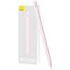 Baseus Tablet Tool Active Stylus Pen Smooth Wtiting 2 Wireless Charging with LED Indicator + Active Replaceable Tip for iPad, Pink (SXBC060104)