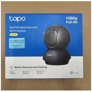 [Outlet Grade A] TP-Link Camera Tapo C201 Wi-Fi Indoor Pan/Tilt Security 1080p, 360 Degrees, Black EU