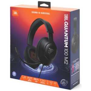 JBL Quantum 100M2 Headphone Wired Gaming Headset with Microphone, Black EU