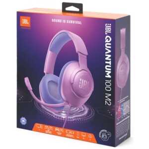 JBL Quantum 100M2 Headphone Wired Gaming Headset with Microphone, Purple EU