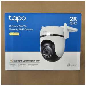 [Outlet Grade B] TP-Link Camera Tapo C520WS Wi-Fi Outdoor Securtiy Pan/Tilt, 2K QHD 3MP, Night Vision, 360 Degrees, White EU