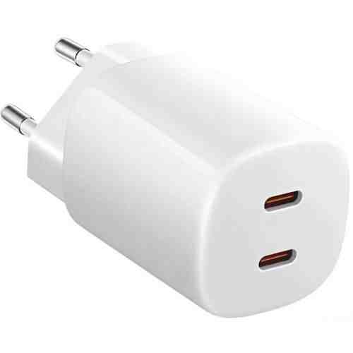 Xiaomi Travel Charger Nano Turbo GaN Fast Charger 2C (C+C) 45W White EU BHR087OEU - Image 3
