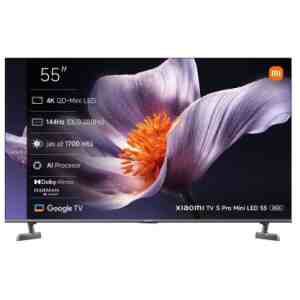 Xiaomi TV S Pro MINI LED 55" UHD 2026 Black EU ELA6300EU