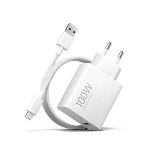 Xiaomi Travel Charger Combo Set with USB-A to Type-C charging cable 1m, 100W White EU BHR095VEU