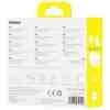 Baseus Earphone Bluetooth Bowie E18 TWS Earphones, BT 5.3, ENC, IPX4, White EU (A00023800223-00) - Image 3