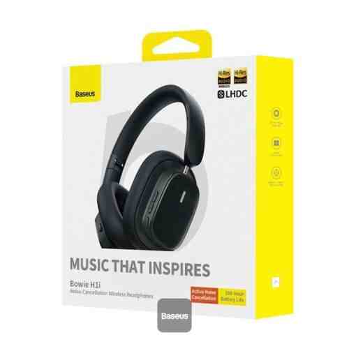 Baseus Earphone Bluetooth H1i TWS, BT5.3 In-Earbuds, IPX4, Black (A00050402113-00)