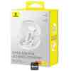 Baseus Earphone Bluetooth Eli Sport 1 TWS, BT5.3 Open-Earbuds, IPX4, White (A00064400221-00)