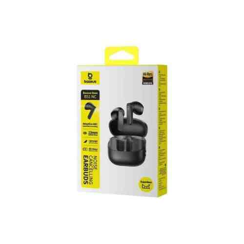 Baseus Earphone Bluetooth BH1 TWS, BT6.0 In-Earbuds with AI Clear Calls, Black (A0010102)