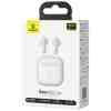 Baseus Earphone Bluetooth BS2 Lite TWS, BT56.0 In-Earbuds with ENC, White (A0203703)