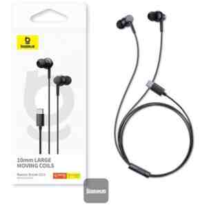 Baseus Earphone Encok CZ11 Wired with Mic Black (A00164300113-Z1)