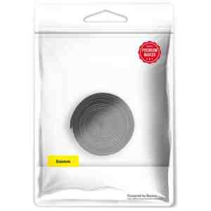 Baseus Tool Rainbow Circle hook and loop Straps / Velcro tape velcro cable organizer 1m Black (ACMGT-E01)