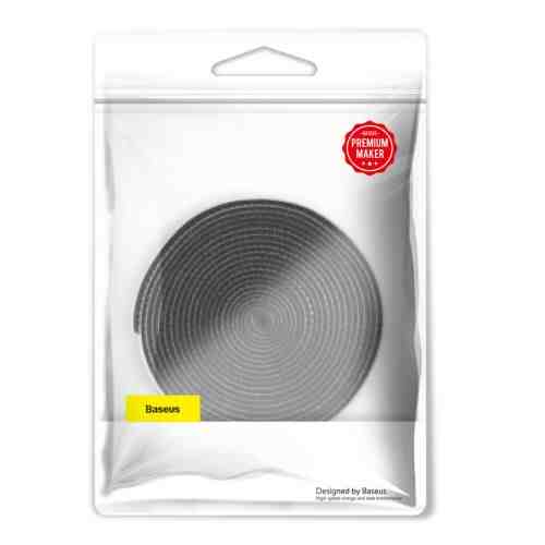 Baseus Tool Rainbow Circle Velcro Straps 3m Black (ACMGT-F01) - Image 2