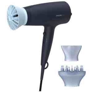 Philips Hair Dryer 3000 Series BHD360/20, 2100W, Thermo Protect, Black EU