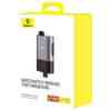 Baseus Car Tool Sharp Safety Hammer (Window-breaking+Safety belt cutting+Flashlight) 650 mAh, Gray/ Black (C10934401111-00)