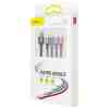 Baseus Cable Fast 4-in-1 For Lightning + Type-C(2) + Micro 3.5A 1.2m Black (CA1T4-B01) - Image 2