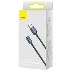 Baseus Type-C Crystal Shine series fast charging data cable, 100W, 2m, Black (CAJY000501)