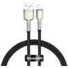 Baseus Lightning Cafule Series Metal data cable 2.4A 0.25m Black - Image 3