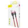 Baseus Type-C Cafule cable 3A, 1m, Red + Red (CATKLF-B09)