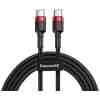 Baseus Type-C - Type-C cable Cafule PD2.0 60W Flash charging (20V 3A) 1m Black/Gray (CATKLF-H91) - Image 3