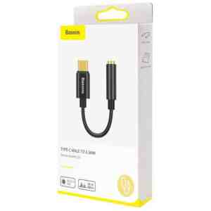 Baseus Converter L54 Type-C Male to 3.5mm Female Adapter Black (CATL54-01)