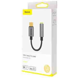 Baseus Converter L54 Type-C Male to 3.5mm Female Adapter Deep Gray (CATL54-0G)