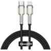 Baseus Type-C - Lightning Cafule Series Metal data cable PD 20W 1m Black (CATLJK-A01) - Image 3