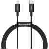 Baseus Type-C - Lightning Superior Series fast charging data cable, PD 20W, 1m, Black (CATLYS-A01) - Image 3