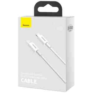 Baseus Type-C - Lightning Superior Series fast charging data cable PD 20W 1m White (CATLYS-A02)