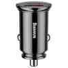 Baseus Car Charger Circular Plastic A+C PPS PD3.0 + QC4.0 + 30W Black (CCALL-YS01) - Image 3