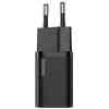 Baseus Travel Charger set Super Si 1C PD Fast charger 20W EU Black (CCSUP-B01) - Image 3
