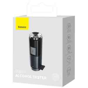 Baseus Car Tool Alcohol Breathalyser Breathless Series, PD 5V (with USB - Type-C 1m cable), Black (CRCX-01)
