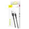 Baseus Lightning Cafule Cable 2.4A 1m Gold + Black (CALKLF-BV1) - Image 2