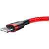 Baseus Lightning Cafule Cable 1.5A 2m Red + Red (CALKLF-C09) - Image 2