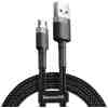 Baseus Micro USB Cafule Cable 1.5A 2m Gray + Black (CAMKLF-CG1) - Image 3