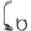 Baseus Home Comfort Reading Mini Clip Lamp + charing cable, 400 mAh, 4000K, 3W Dark Gray (DGRAD-0G) - Image 3