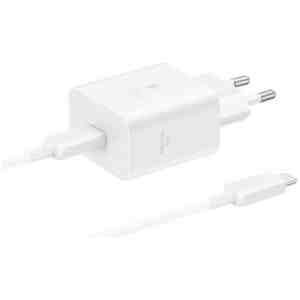 Samsung Travel Charger 45W (with Type-C to Type-C cable 1.8m), PD3.0, PDO/PPS, White EU (EP-T4511XWEGEU)