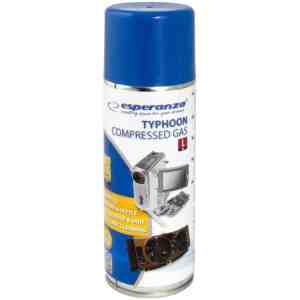 Esperanza Typhoon ES103 σπρέι πεπιεσμένου αέρα 400ml για καθαρισμό ηλεκτρονικών συσκευών