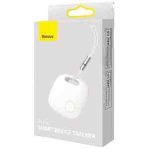 Baseus Home Intelligent T2 Pro Keychain Wireless Key and Other Object Finder BT 5.0 White (FMTP000002)