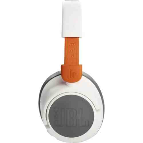 JBL JR460NC Bluetooth Wireless On-Ear Headphones for Kids with Noise Cancellation, White/ Brown EU - Image 3
