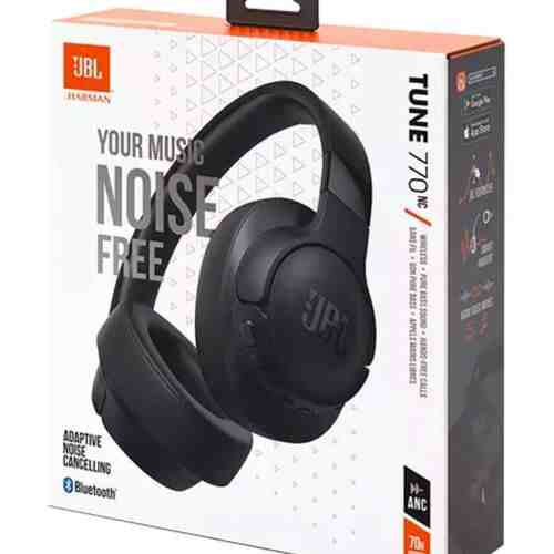 JBL Tune 770NC Bluetooth Wireless On-Ear Headphones Black EU - Image 2