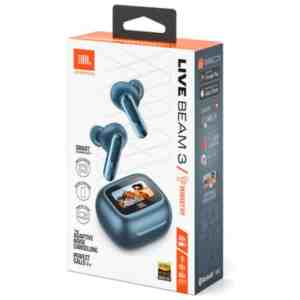 JBL Live Beam 3 TWS Bluetooth Wireless In-Ear Earbuds Blue EU