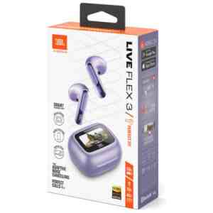 JBL Live Flex 3 TWS Bluetooth Wireless In-Ear Earbuds Purple EU