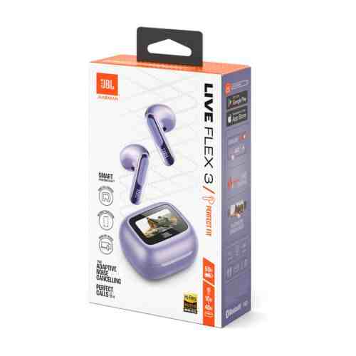 JBL Live Flex 3 TWS Bluetooth Wireless In-Ear Earbuds Purple EU