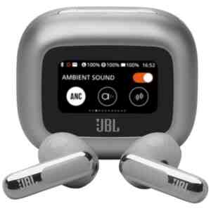 JBL Live Flex 3 TWS Bluetooth Wireless In-Ear Earbuds Silver EU