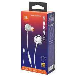 JBL Quantum 50 C Wired In-Ear Gaming Headphones White EU